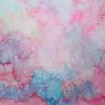 塩を使った水彩技法