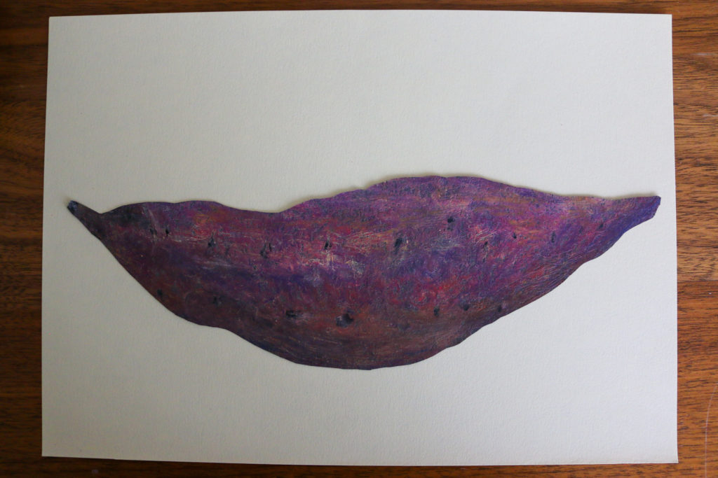 さつまいもの量感画