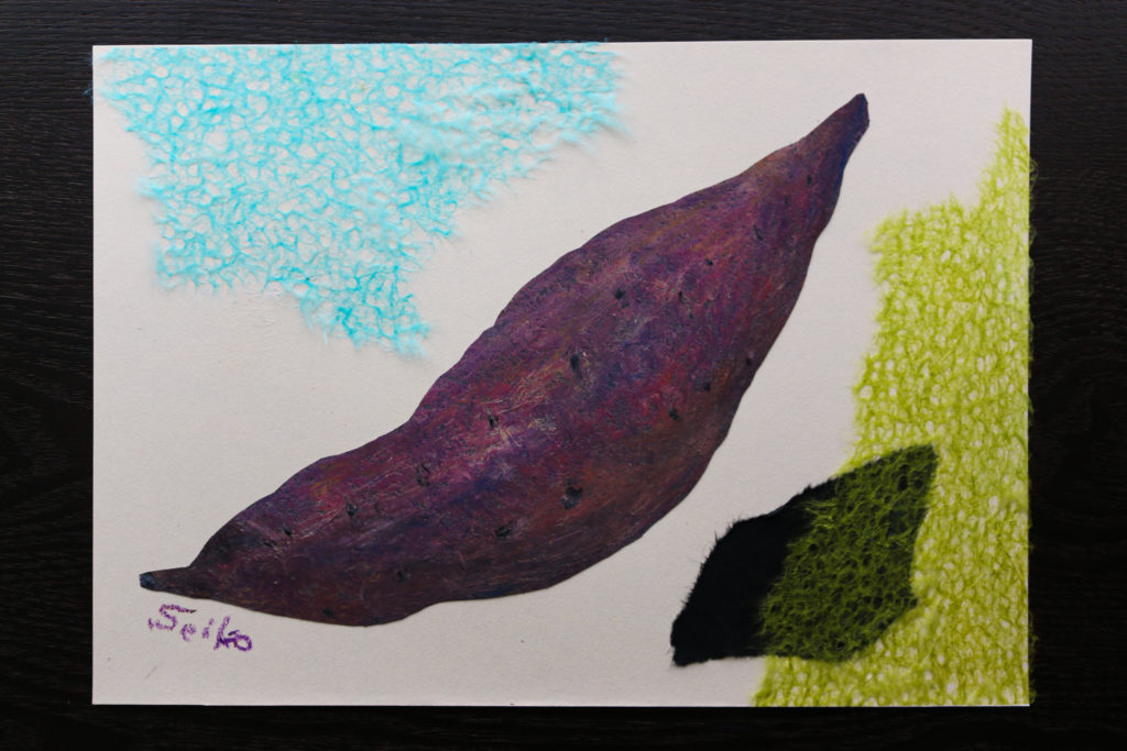 さつまいもの量感画