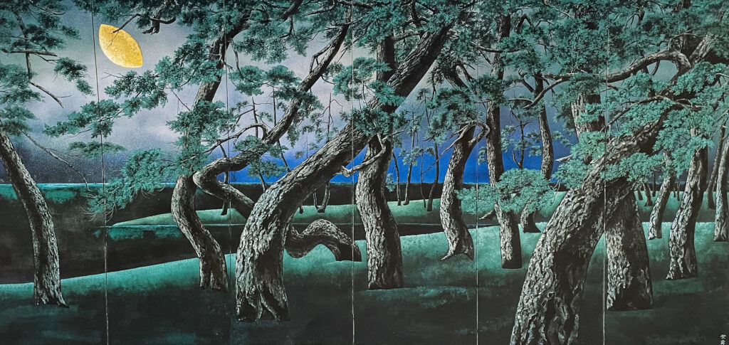 浅野紫露「あおい砂丘」