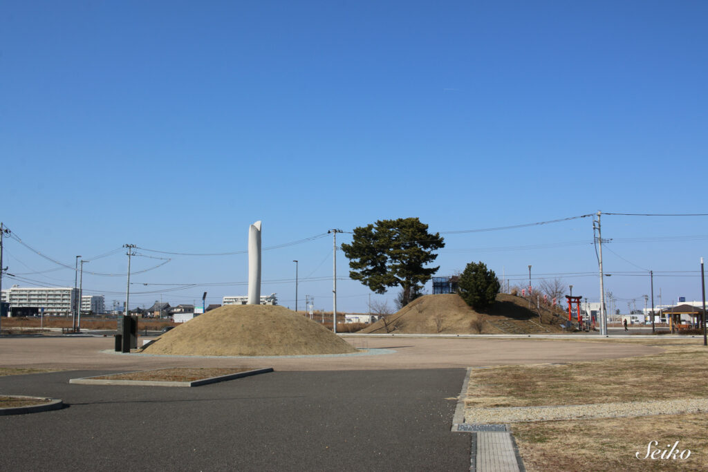 東日本大震災被災地 宮城県名取市閖上 名取市震災メモリアル公園 慰霊碑
