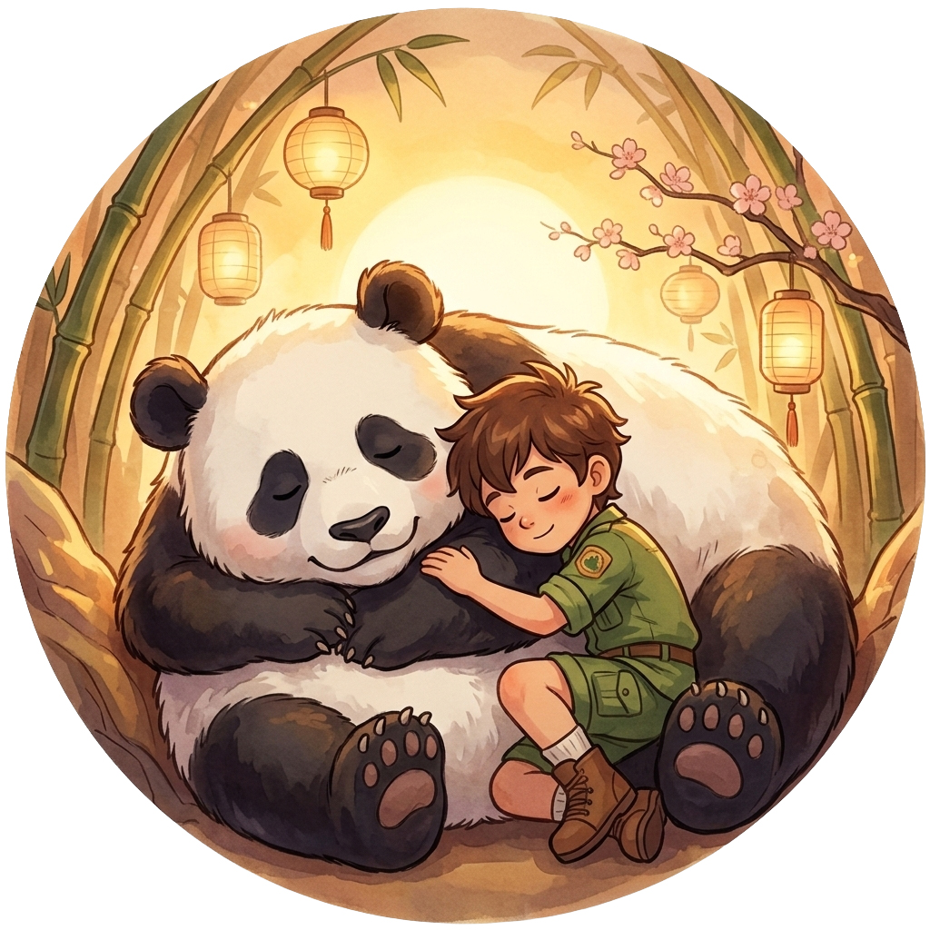 優しいパンダ gentle panda