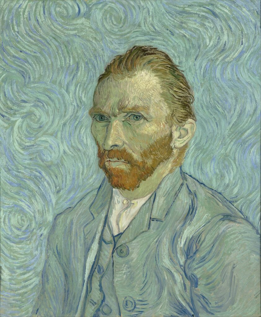Vincent van Gogh《Self-Portrait（自画像）》Public domain, via Wikimedia Commons