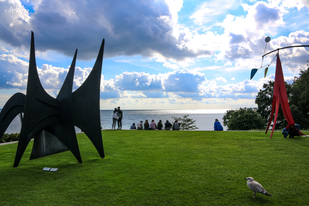 Seaside and sculpture garden of the Louisiana Museum of Modern Art