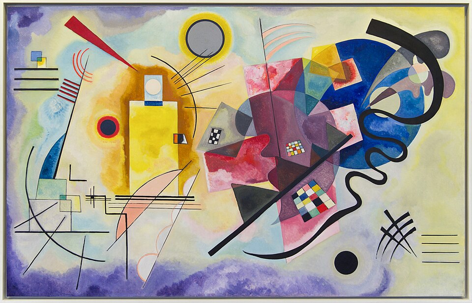 Kandinsky《Yellow-Red-Blue》