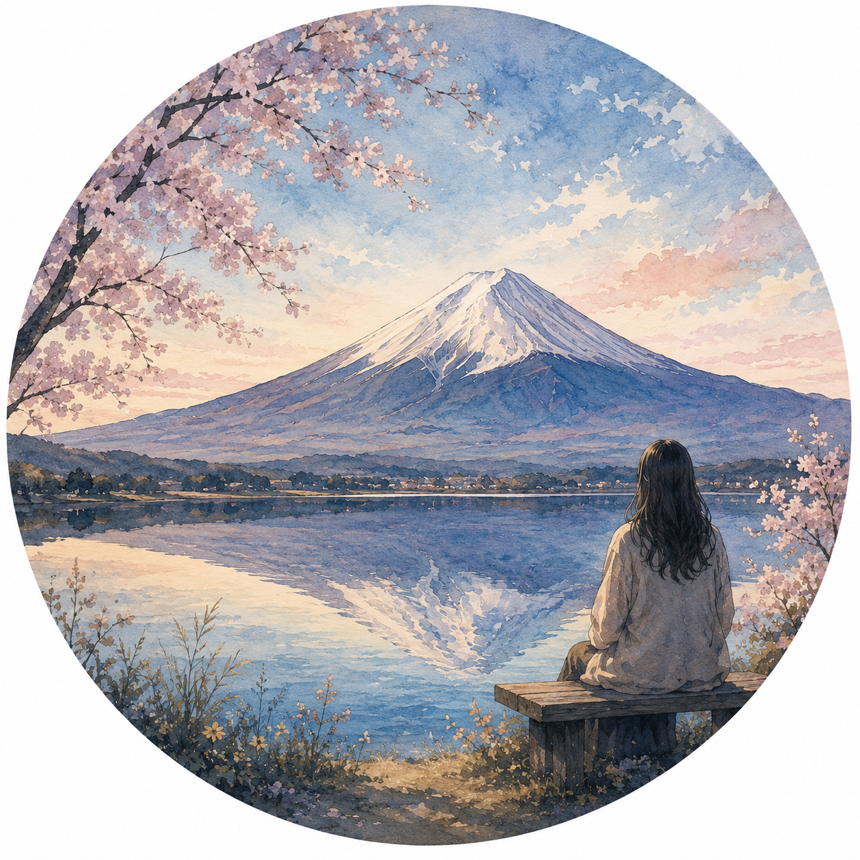 世界遺産　富士山　Mount Fuji, a World Heritage Site