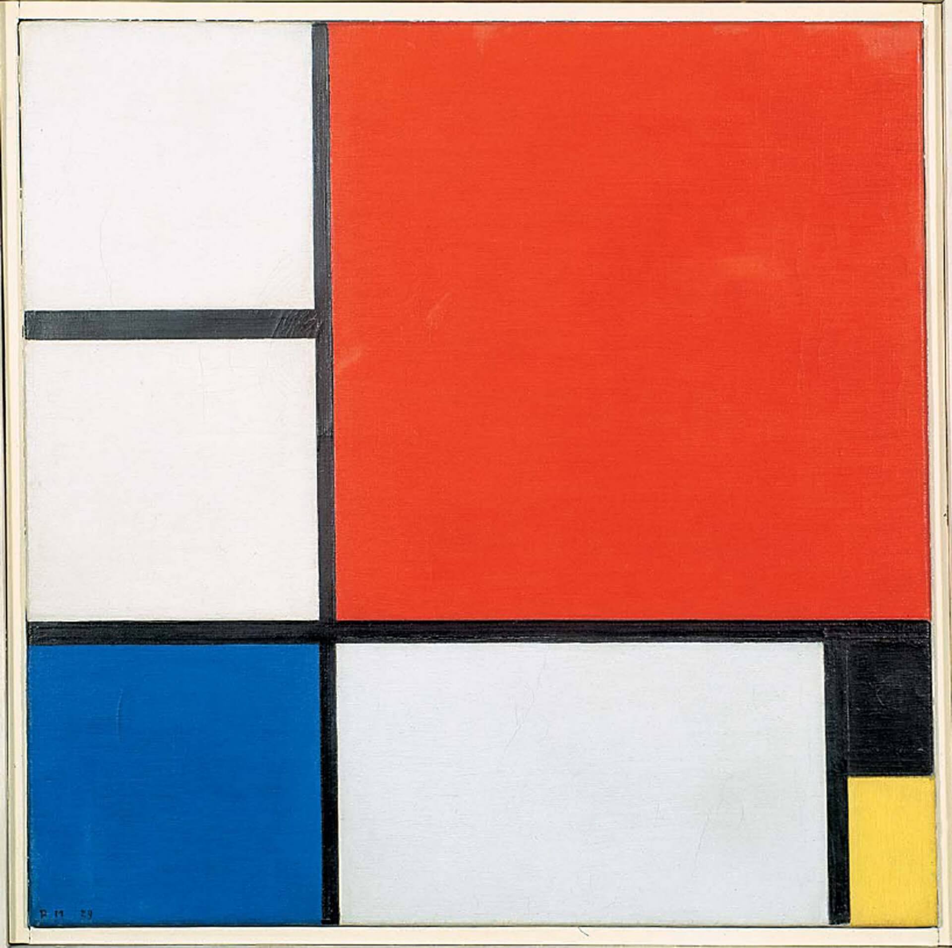 Mondrian《CompositionⅡ》